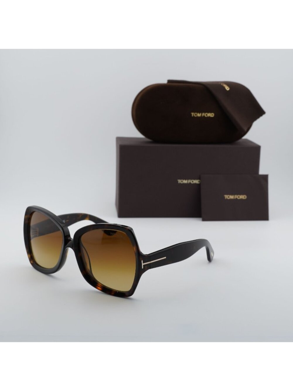 Tom Ford Jerry FT1222 52F Butterfly Sunglasses – Havana / Brown